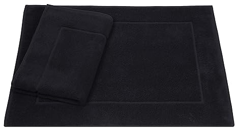 Betz 2er Set Badvorleger Badematte Badteppich Duschvorleger Frottee Größe 50x70 cm 100% Baumwolle Premium Qualität 650g/m² Fa