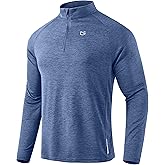 G Gradual Men's Running Shirts Long Sleeve Athletic Shirt Lightweight Quick Dry Quarter Zip Pullover for Men Workout Gym Golf