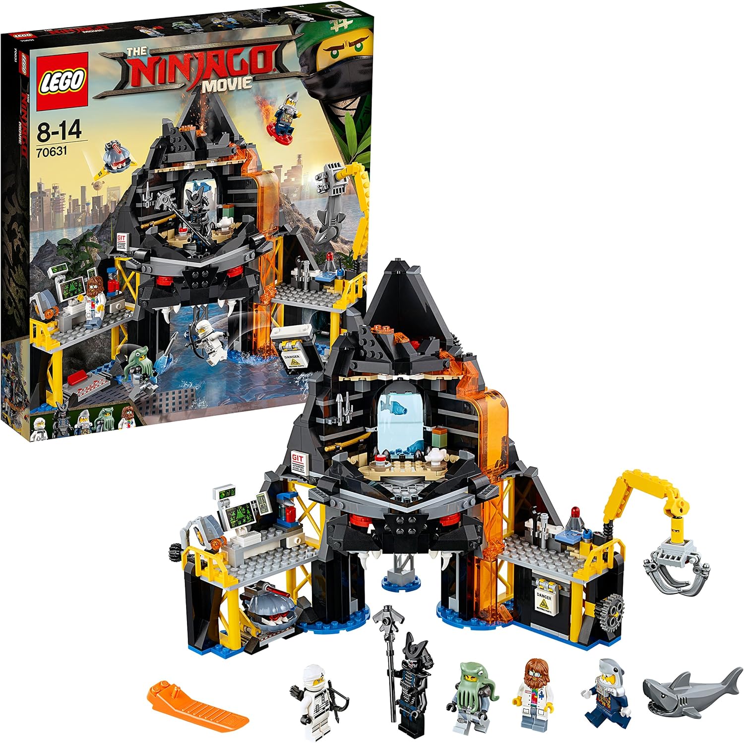 LEGO Ninjago - Guarida volcánica de Garmadon (70631): Amazon.es: Juguetes y juegos