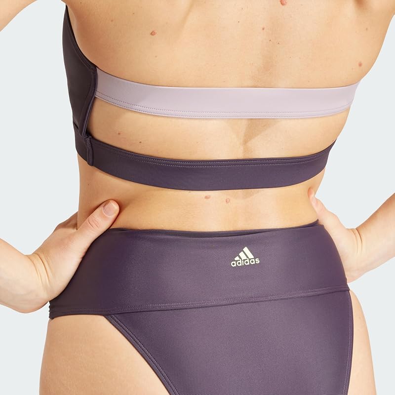 Femme Sportswear Colorblock Bikini, Aurora Black/Preloved Fig, S — photo 3 sur 6