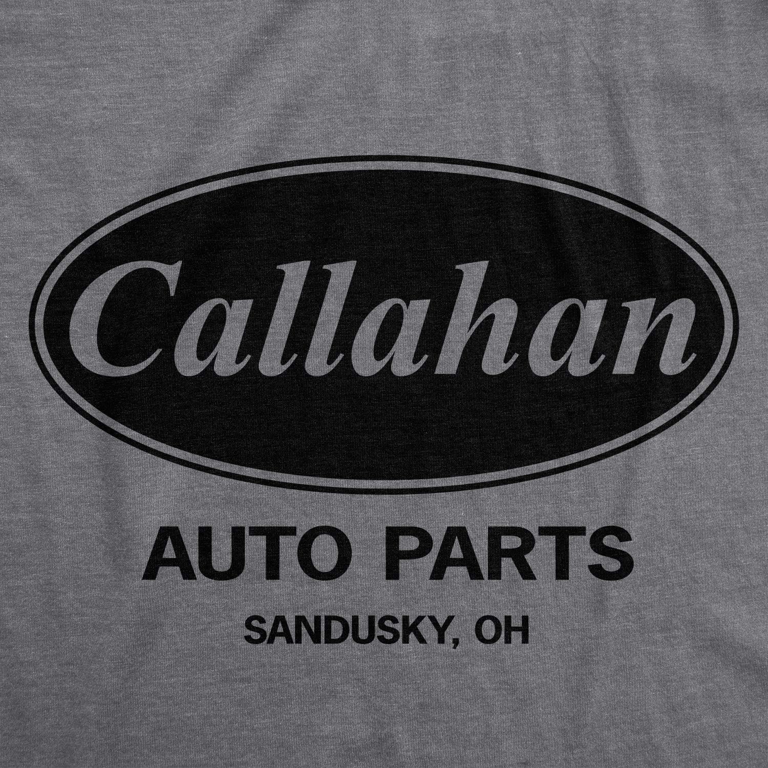 Mens Callahan Auto T Shirt Funny Shirts Cool Humor Graphic Saying Sarcasm Tee | 