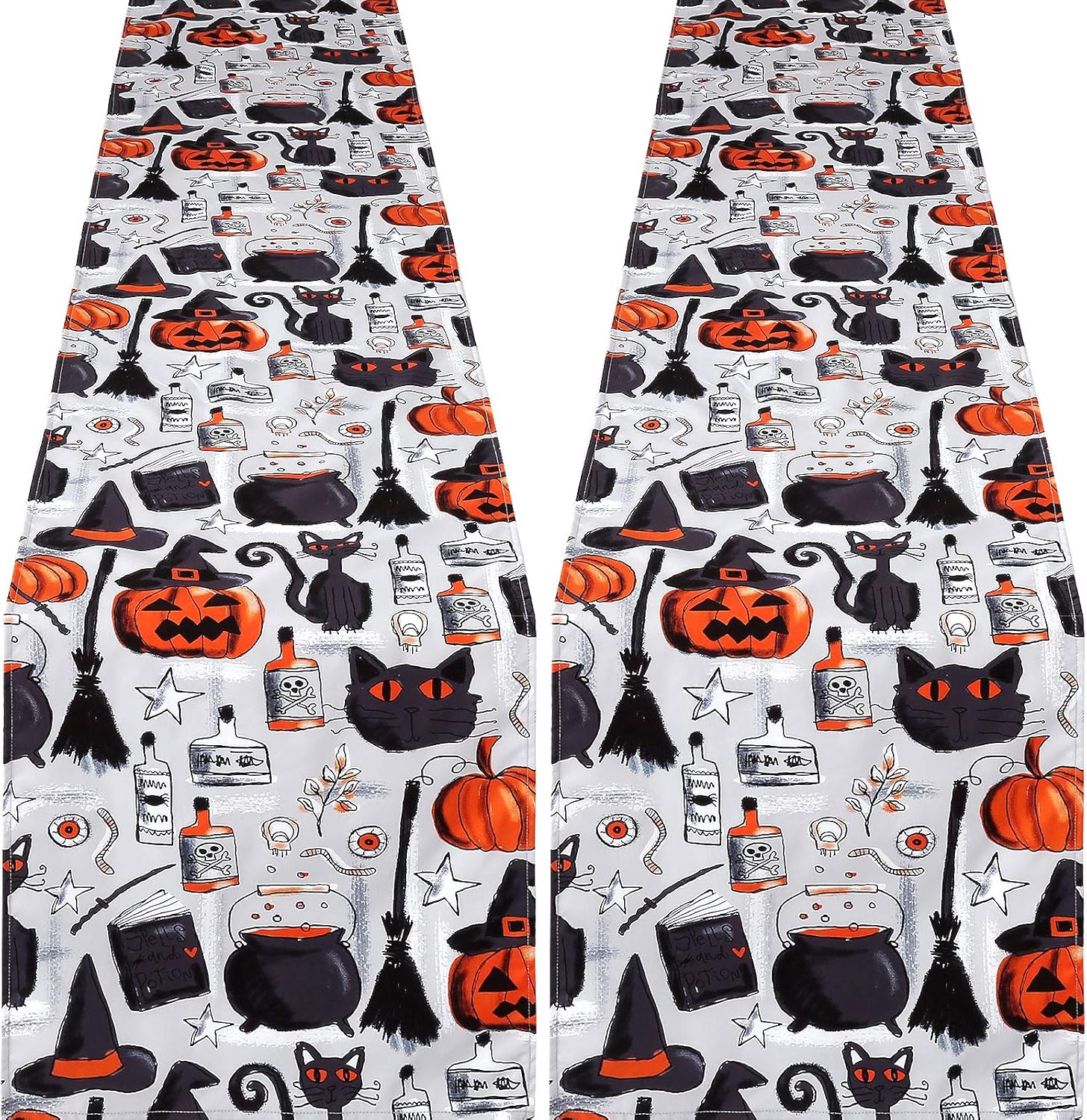 SoarDream Thanksgiving Harvest Table Runner 2 Pieces 13x84 Inches Maple Leaves Printed Table Runner Autumn Or Fall Outdoor Party Table Decorations: Home & Kitchen