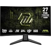 msi MAG 274CF X24 27-inch 1920 x 1080 (FHD) Gaming Monitor, 240Hz, AMD FreeSync Premium, HDR Ready, HDMI, VGA Port, VESA, Tilt, 0.5ms, Black