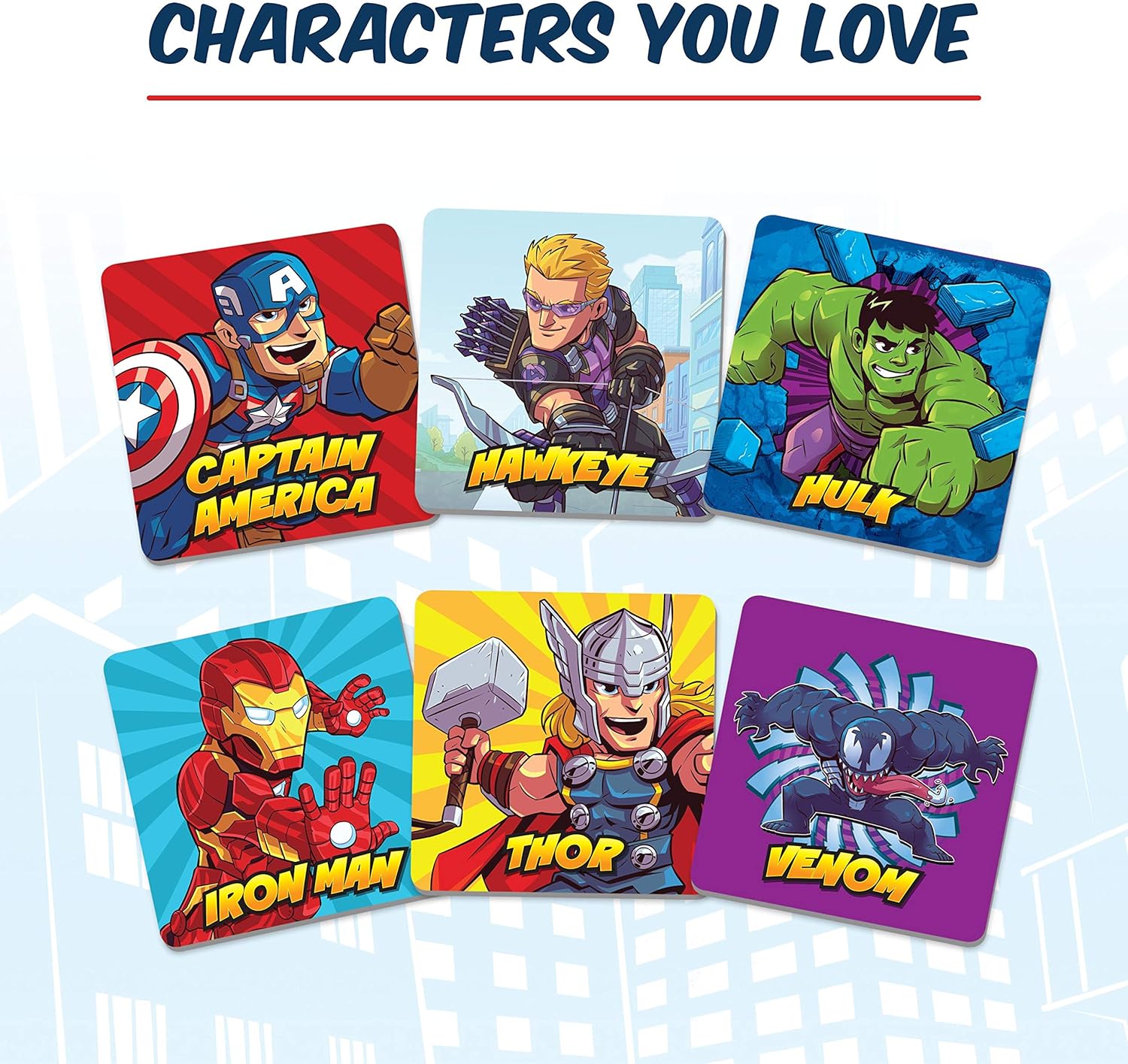 Wonder Forge Marvel Matching Game for Boys and Girls Age 3 to 5 - A Fun and Fast Superhero Memory Game: Toys & Games