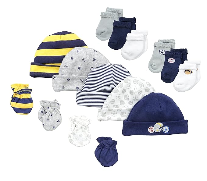 baby hats and socks
