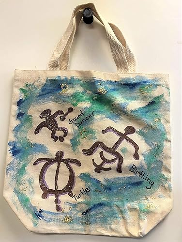 hand painted tote bags