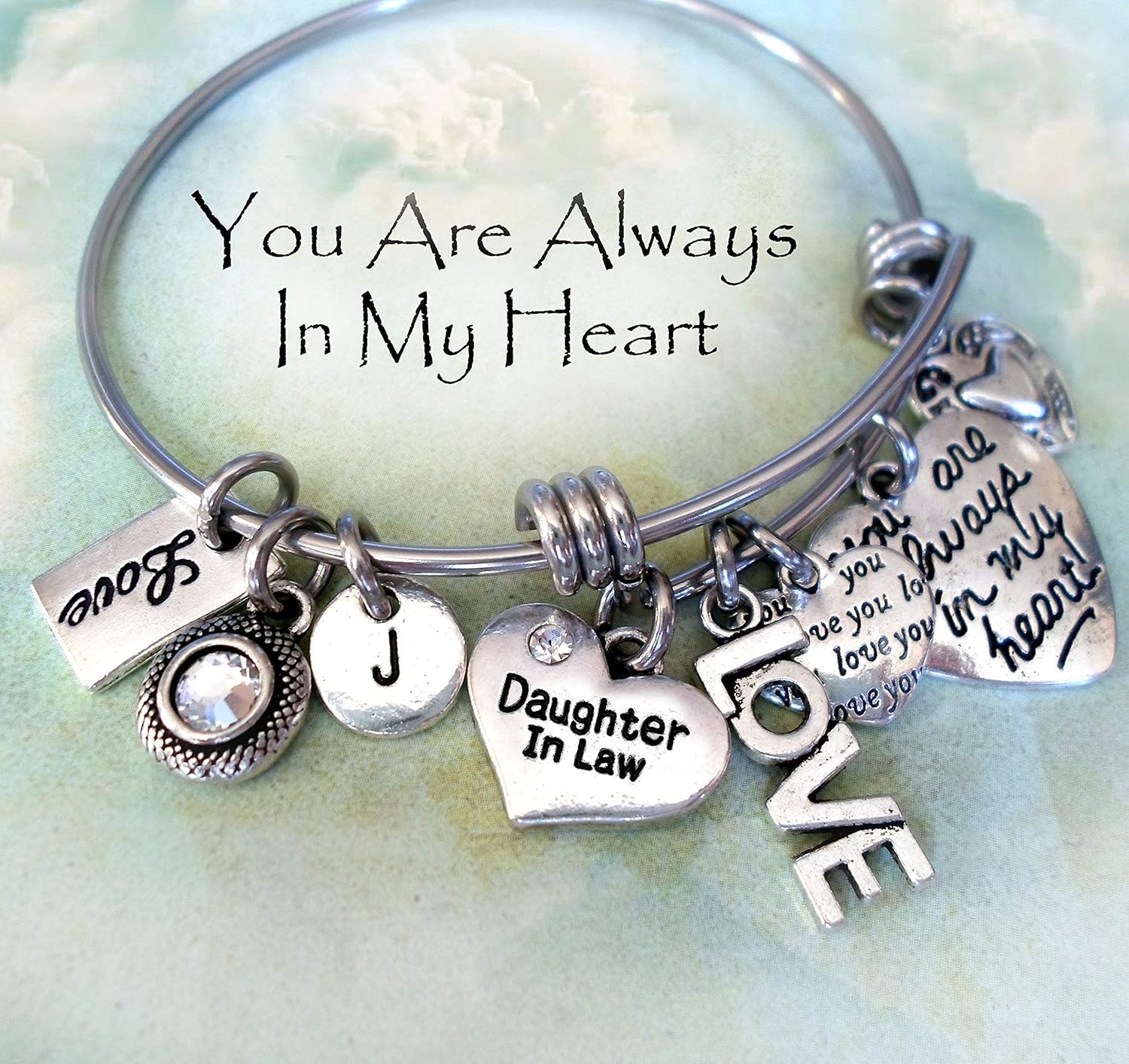 daughter in law charm bracelet