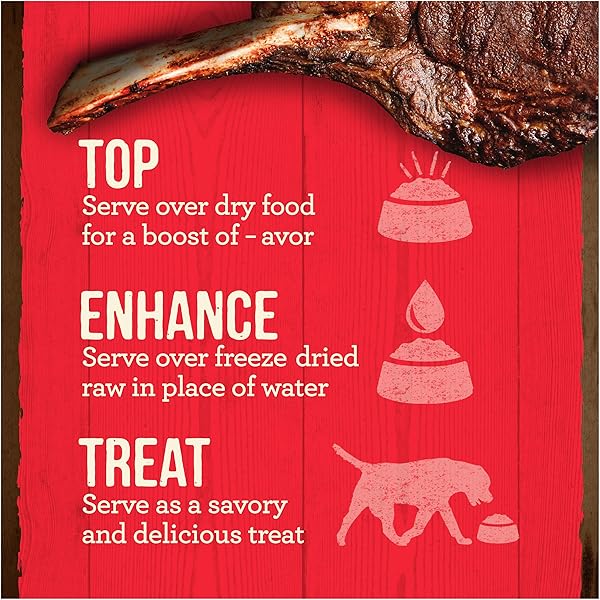 MERRICK GRAIN FREE BONE BROTH, PREMIUM HUMAN GRADE AND GLUTEN FREE DOG AND CAT FOOD TOPPER POUCHES, BEEF – 7 OZ. POUCH