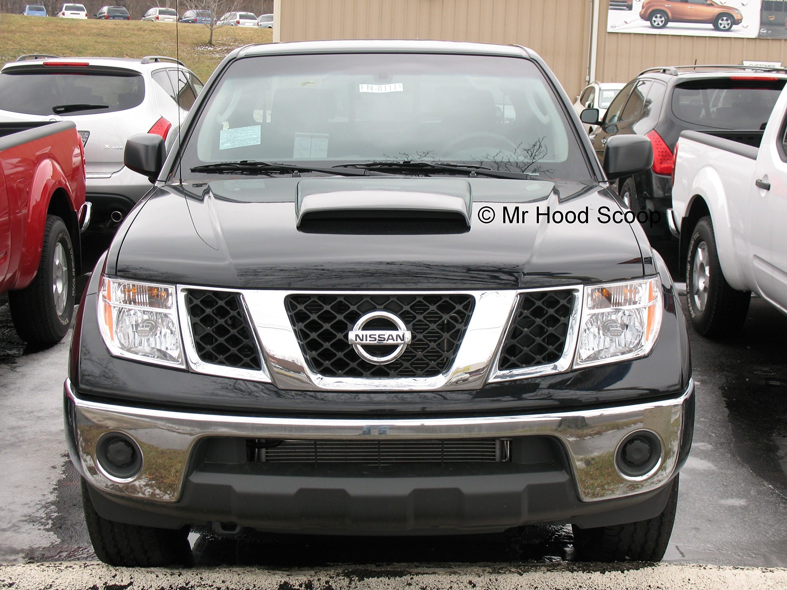 Xtreme Autosport Unpainted Hood Scoop Compatible with 1998-2017 Nissan Frontier by MrHoodScoop HS003