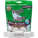 Pack-n-Wipe Compressed Disposable Towels - Soft, Durable, Reusable Towels - Travel, Home, Outdoor Hand Towels - 8.5” x 11” - 100 Count