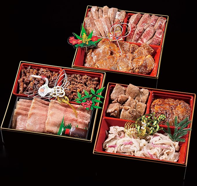Amazon 肉のいとう A5ランク 仙台牛 お肉 おせち料理 21 三段重 9品 5人前 7人前 冷凍おせち お届け日 12月30日 美食サークル おせち 通販