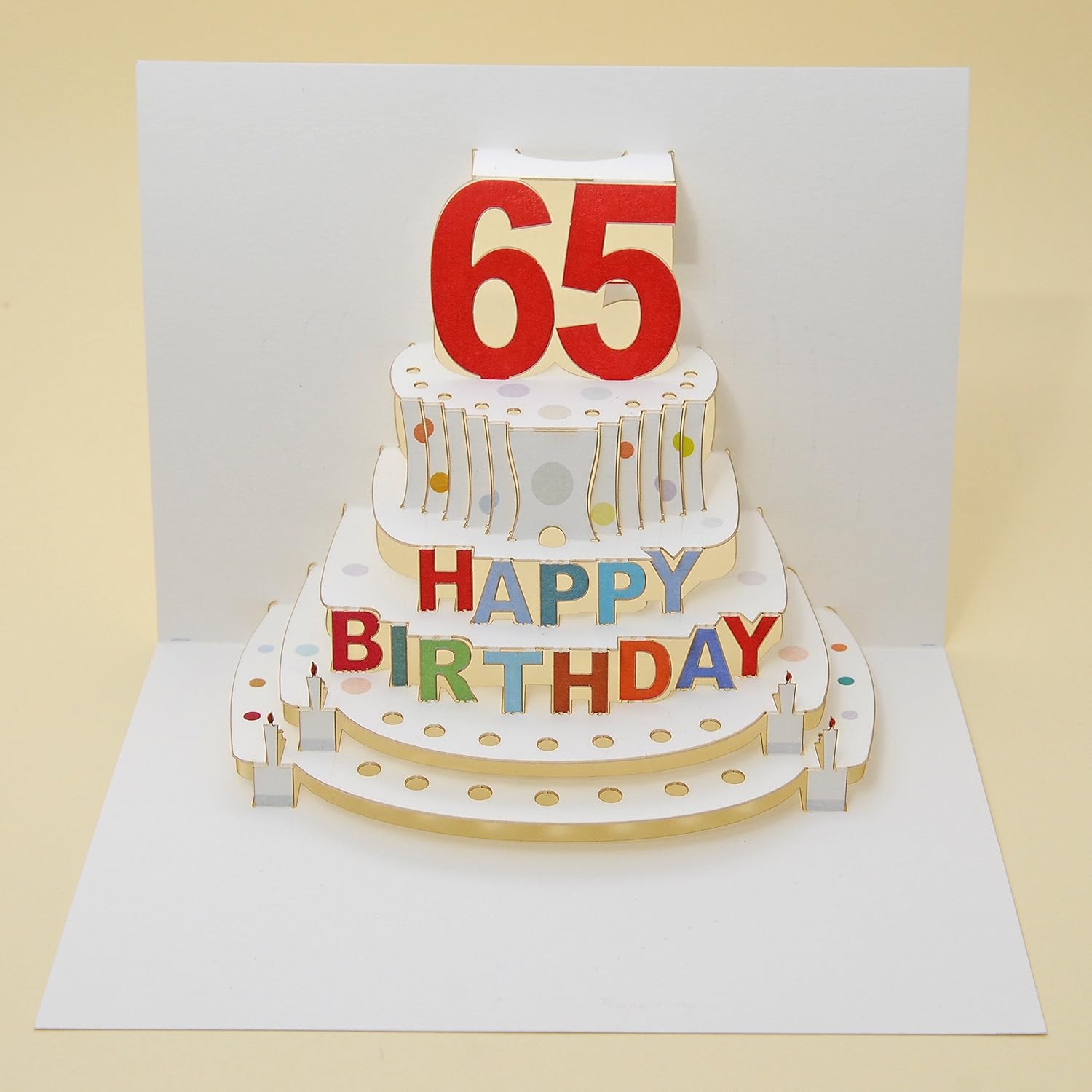 Forever Cards Pop Up Birthday Card 65th Birthday, 210 x 290 mm