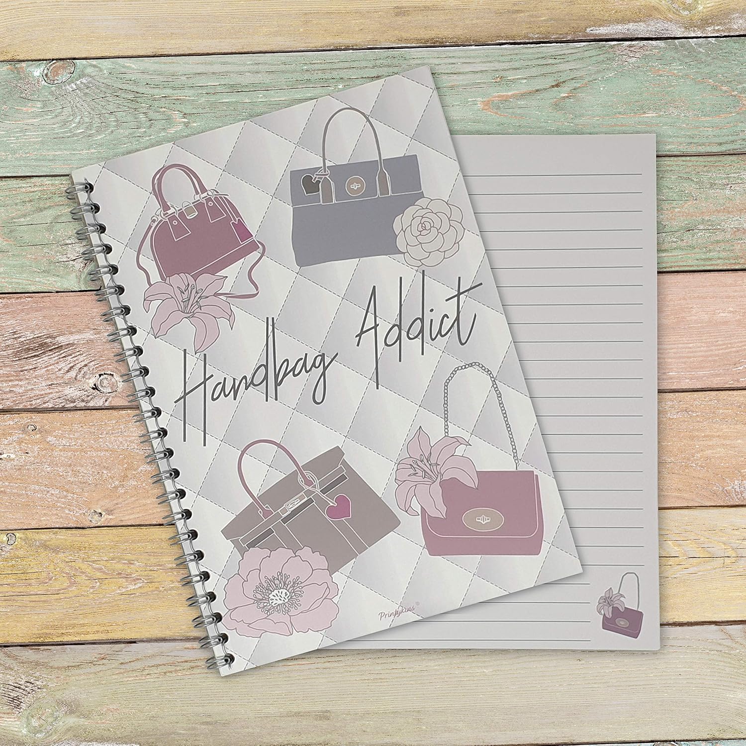 Printykins Handbag Addict Notebook - Image 5