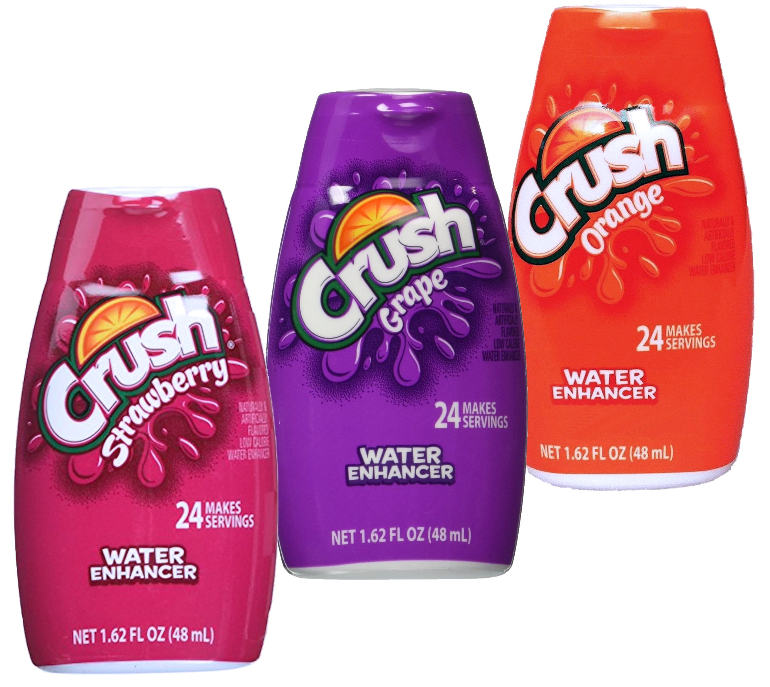 Crush, Liquid Water Enhancer, Strawberry, 1.62oz Container