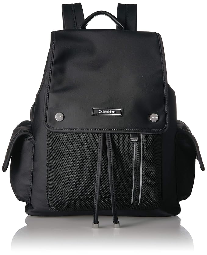 Calvin Klein Tali Nylon Mesh Organizational Flap Backpack Review