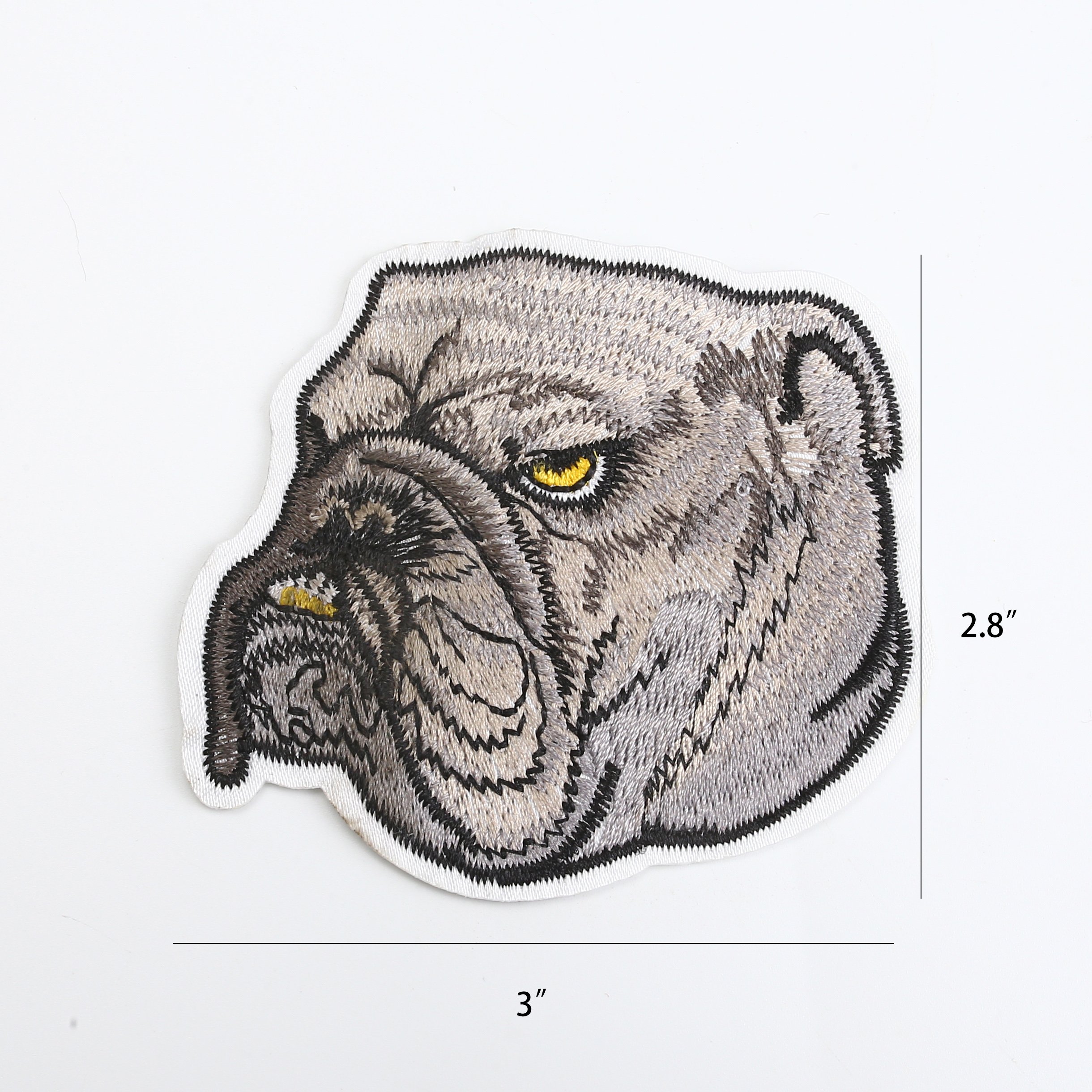 20 PCS Dog Puppy DIY Embroidered Appliques Patch Patterns Sew Iron on Badge Patch for Cloth Decoration Father\'s Day Gifts