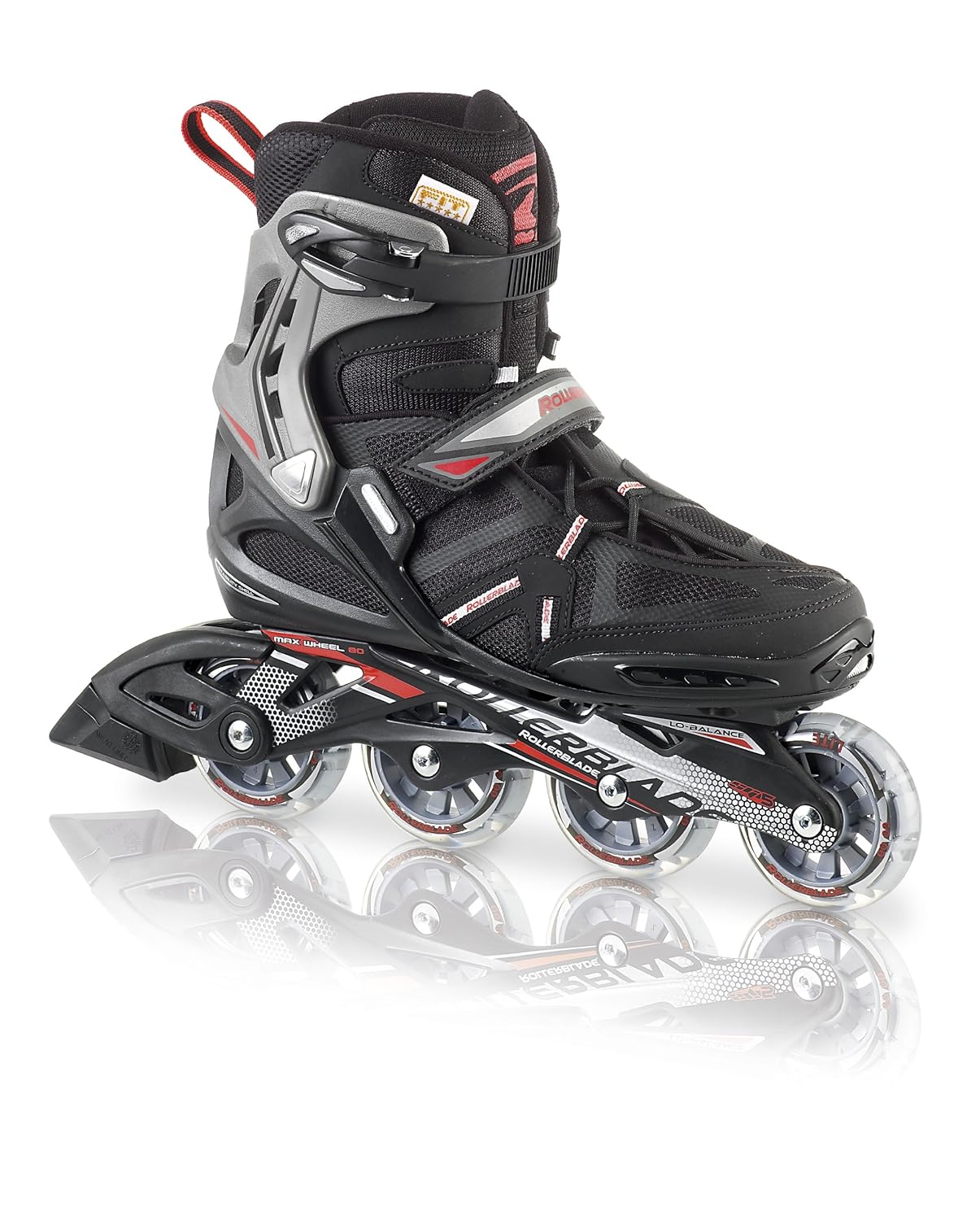Rollerblade  Spark Comp – Patines línea para hombre color negro rojo