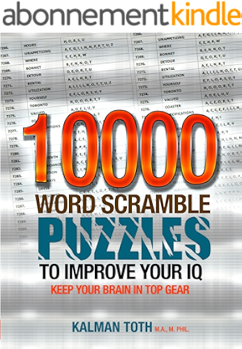 Download 10000 Word Scramble Puzzles to Improve Your IQ (IQ BOOST PUZZLES Book 7) (English Edition) PDF