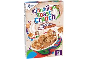 Cinnamon Toast Crunch Breakfast Cereal, Crispy Cinnamon Cereal, 12 oz