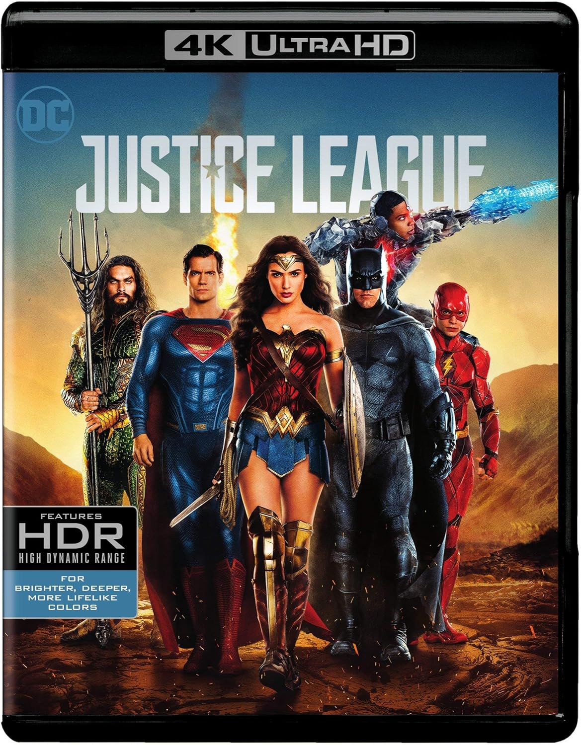 Justice League 2017 4k Uhd Blu Ray Amazon Ca Dvd