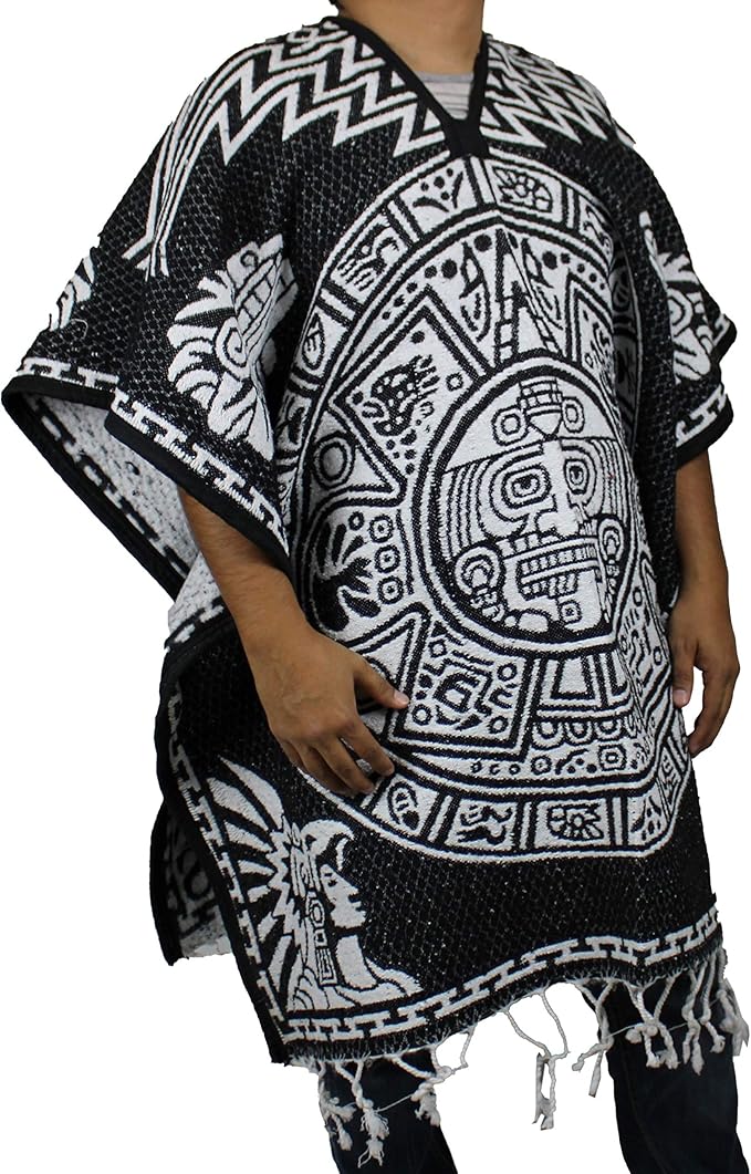 Amazon Oro Import Calendar Mexican Gaban Ruana Poncho Cape Capa 