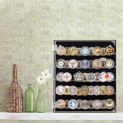 Coin Holder, Challenge Coin Display Box with