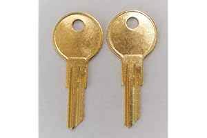 keys22 Two Replacement Keys for Herman Miller File Cabinet Office Furniture Cut to Lock/Key Numbers from UM351 to UM427 pre Cut to Code (UM418)