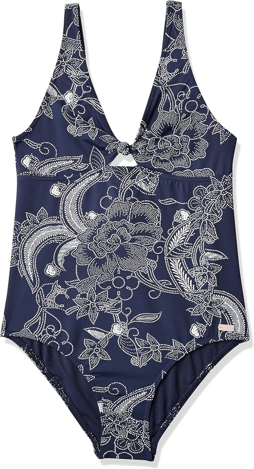 Roxy Girls' Big Beautiful Mind One Piece Swimsuit: Clothing