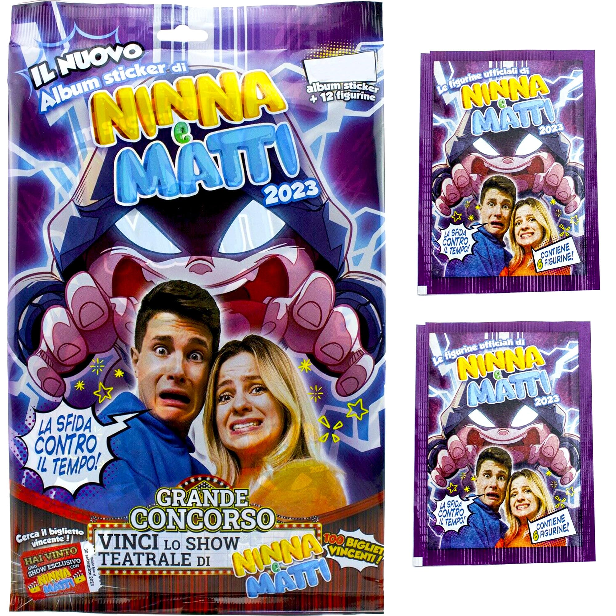 NINNA e MATTI Official Figurine Album 2023 with 2 Sachets of Figurines Included