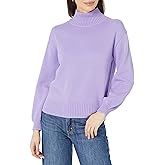 Amazon Essentials Women's Pull-Over Cotton Sweaters, Funnel-Neck, Available in Plus Size