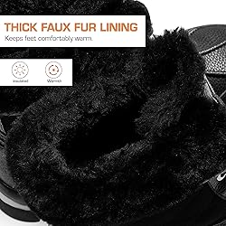 DREAM PAIRS Snow Boots for Women Waterproof Mid