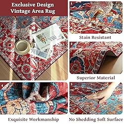 QD-Udreamy 8x10 Area Rugs - Machine Washable Area