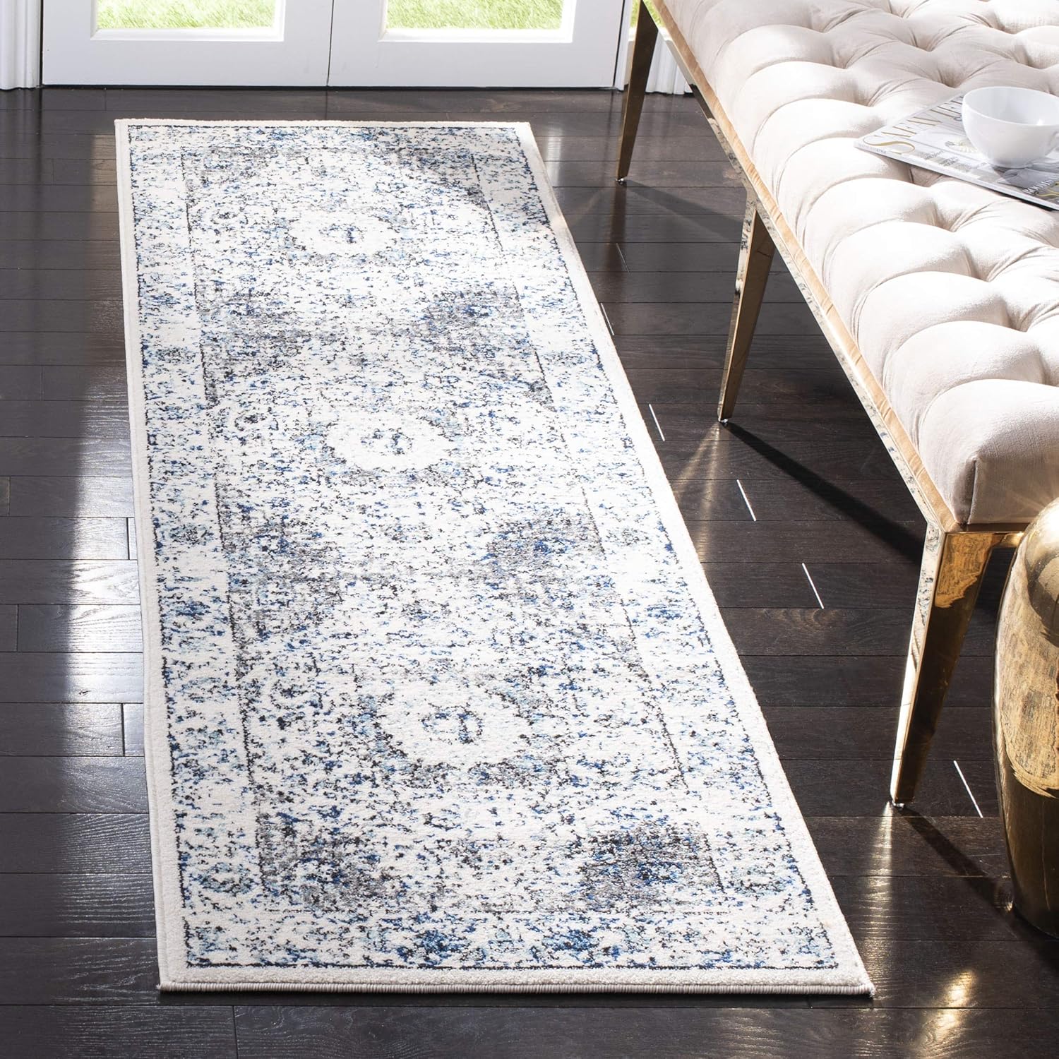 Best 7 foot rug in grey for the living room