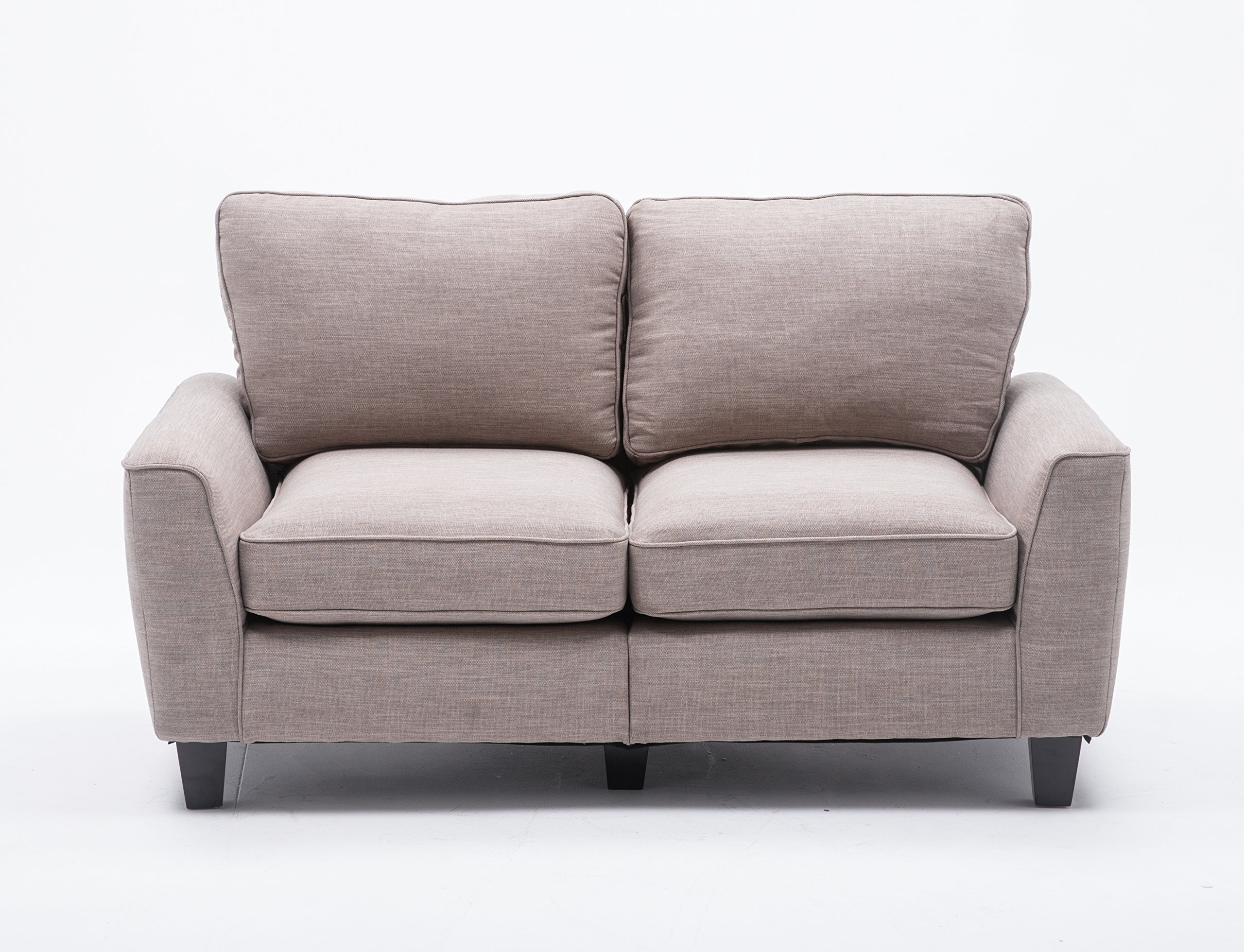 Living Room Sofa bedroomwith Rubber Wood Contemporary upholstered Large