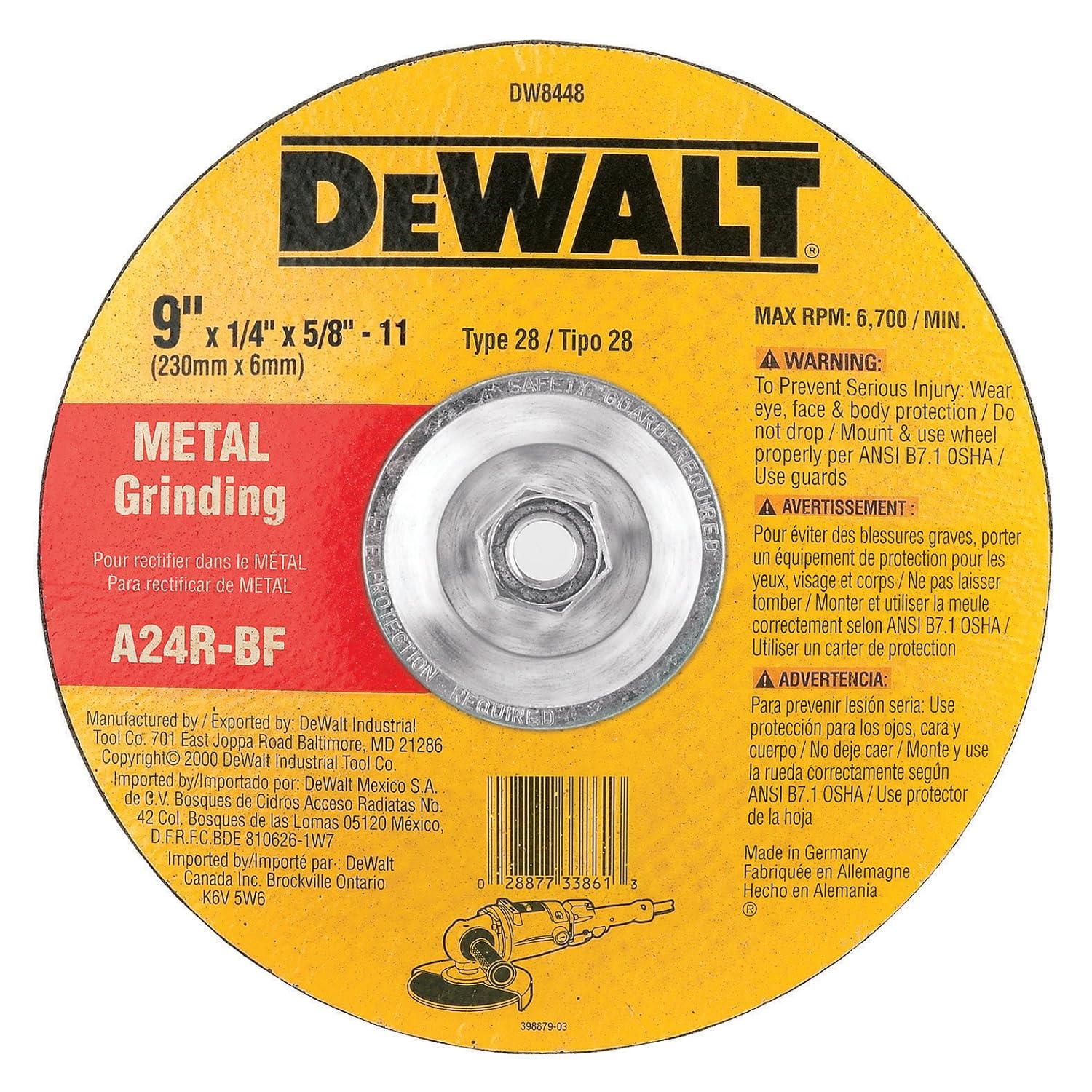 Best dewalt grinding wheels 9 inch