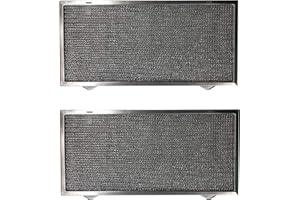 FILTER EVERYTHING Replacement Aluminum Filters Compatible with Dacor 72263,G-8224, -7-1/8 x 16-3/8 x 3/8 (Pull tab LS, 2TS LS) (2-Pack)