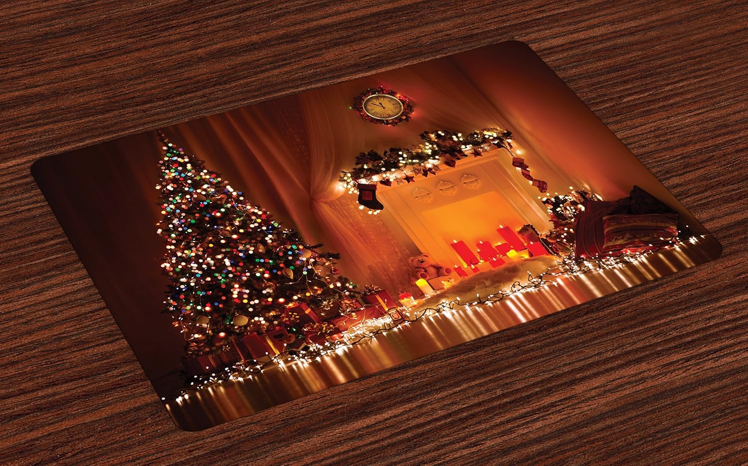 Best Xmas Fabric Placemats For Dining Table