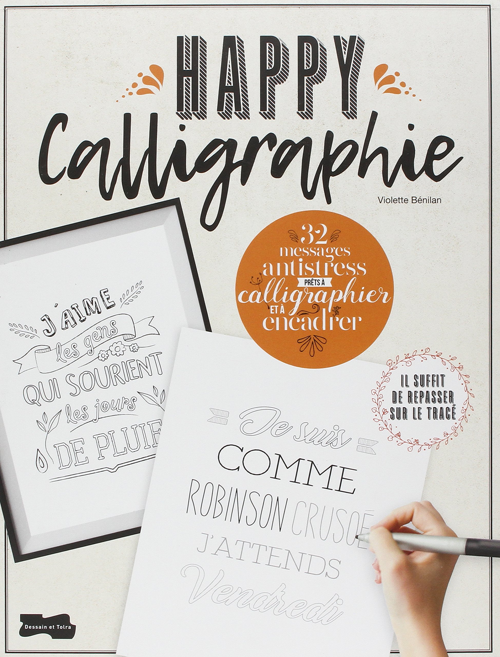 Vie de maman Un livre de coloriage décalé pour les mamans Amazon Happy calligraphie 32 messages antistress prªts calligraphier et encadrer