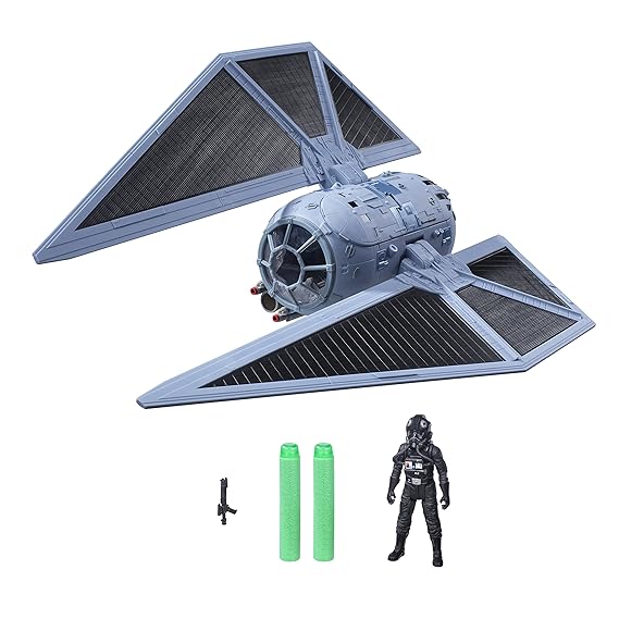 Hasbro Star Wars B7105EU4 Rogue One Fahrzeug - Tie-Striker mit 3,75 Zoll Figur, Actionfigur