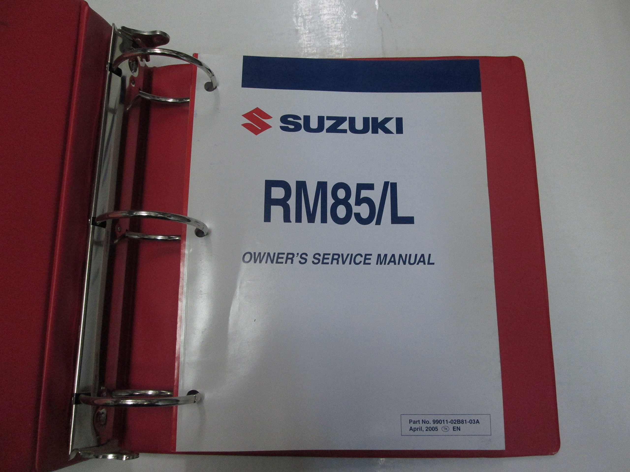 2006 Suzuki RM85/L Owners Service Manual BINDER MINOR WEAR STAINS FACTORY  OEM***: Suzuki: Amazon.com: Books