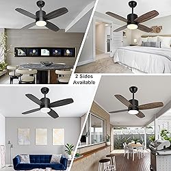 Ohniyou 38'' Ceiling Fan with Lights and