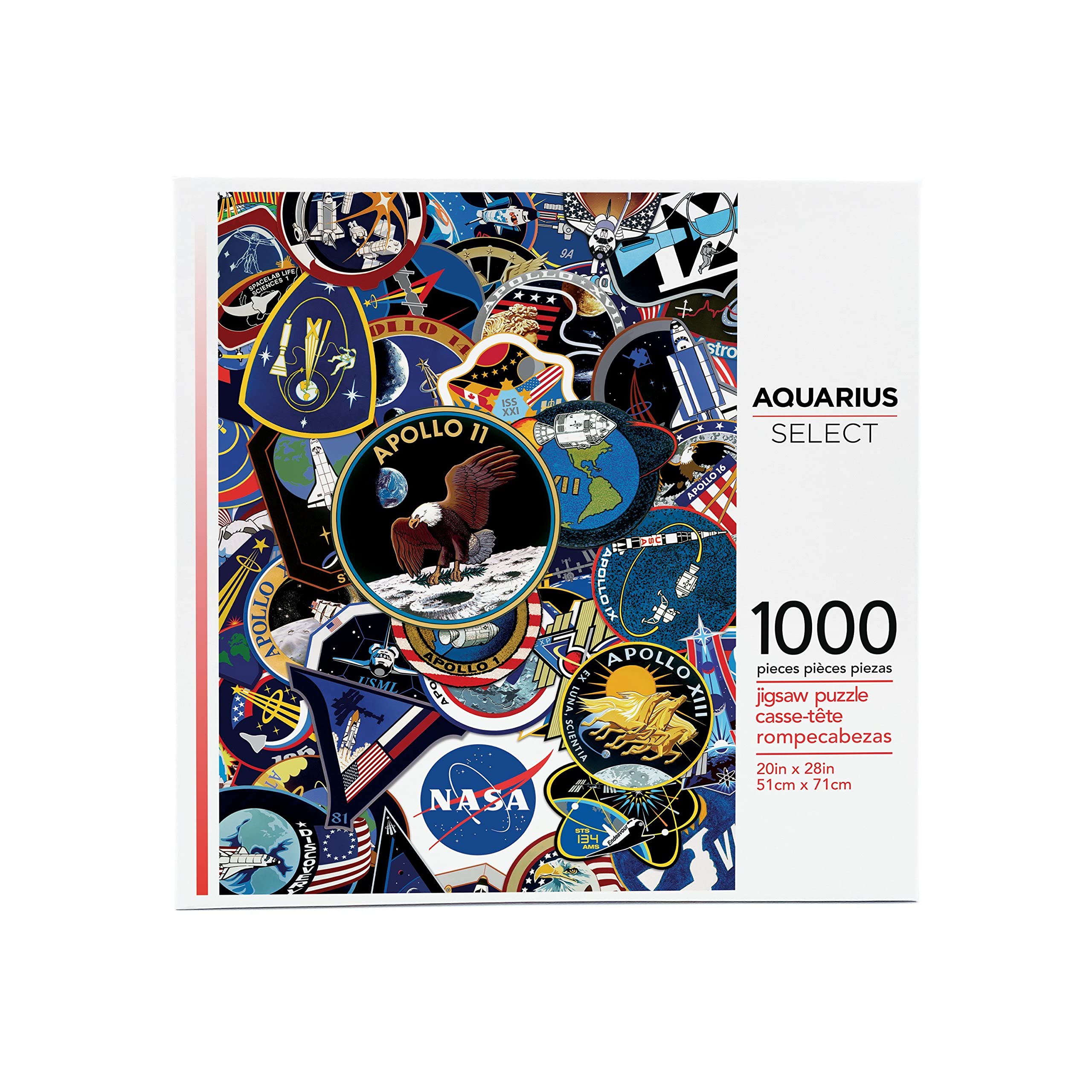 AQUARIUS 62906 NASA Mission Patches Jigsaw Puzzle, 500