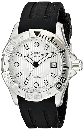 Stuhrling Original Aquadiver Analog Blue Dial Mens Watch - 395.33U16