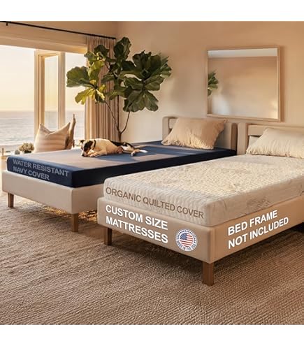 Foamma 3" X 30" X 80" High Density RV Bunk Mattress Replacement, Firm, Durable