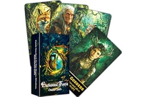 EMPATHSOUL Enchanted Forest Oracle Deck, Oracle Cards for Beginners, Discover Mystical Wisdom and Nature's Secrets for Spiritual Guidance and Transformation