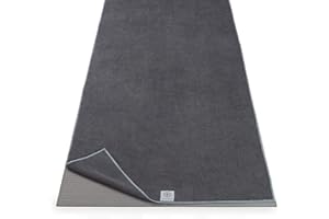 Gaiam Yoga Mat Towel Microfiber Mat-Sized Yoga Towel for Hot Yoga
