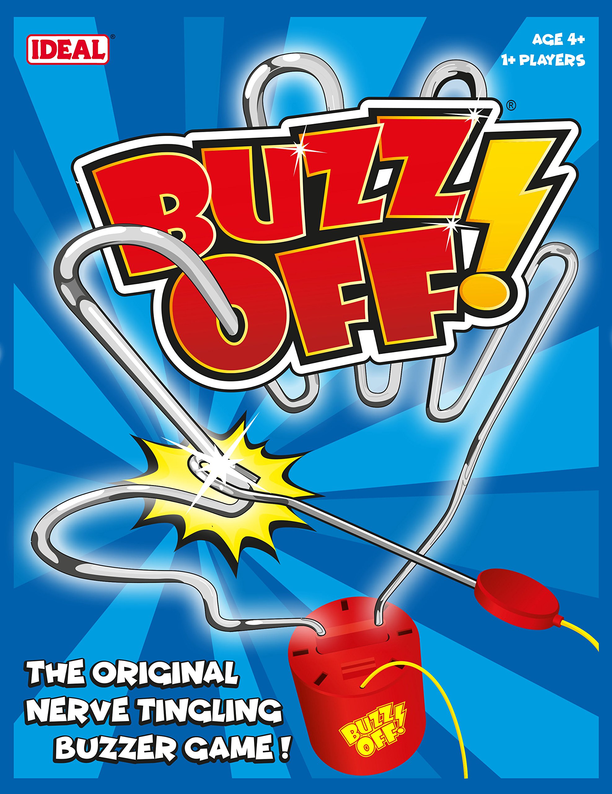 Ideal | Buzz Off: The Original Nerve Tingling Buzzer Game! | Kids Games | For 1+ Players | Ages 4+