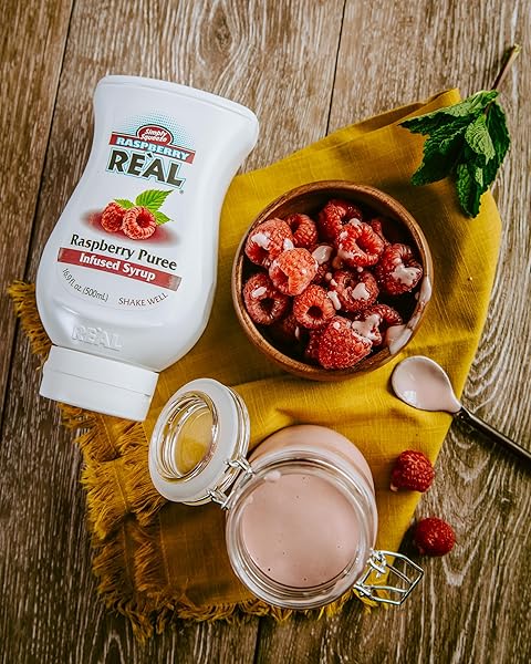 RASPBERRY REAL INFUSED SYRUP