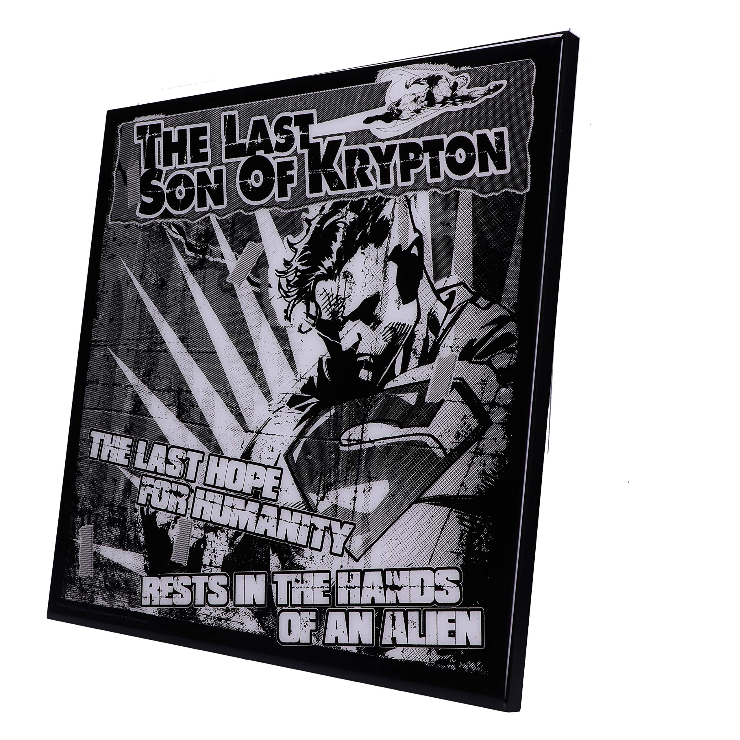 Superman The Last Son of Krypton Comic Grayscale Crystal Clear Art