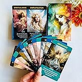 Qcsdckot Angel Numbers Oracle Cards, Oracle Cards for Beginners, Enhance Your Spiritual Journey with The Angel Number Affirmation Cards